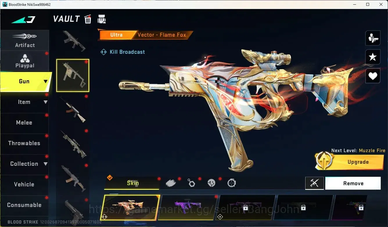 Blood Strike Accounts ASIA ||LIMITED=AR97,RPK,MP7|COLLAB=KAR98K|ULTRA=GL image 8