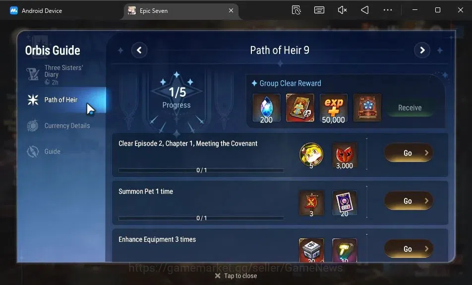 Epic Seven Accounts GLOBAL Unverif|New Era|3 ML[BArunka,Solitaria otSn image 3