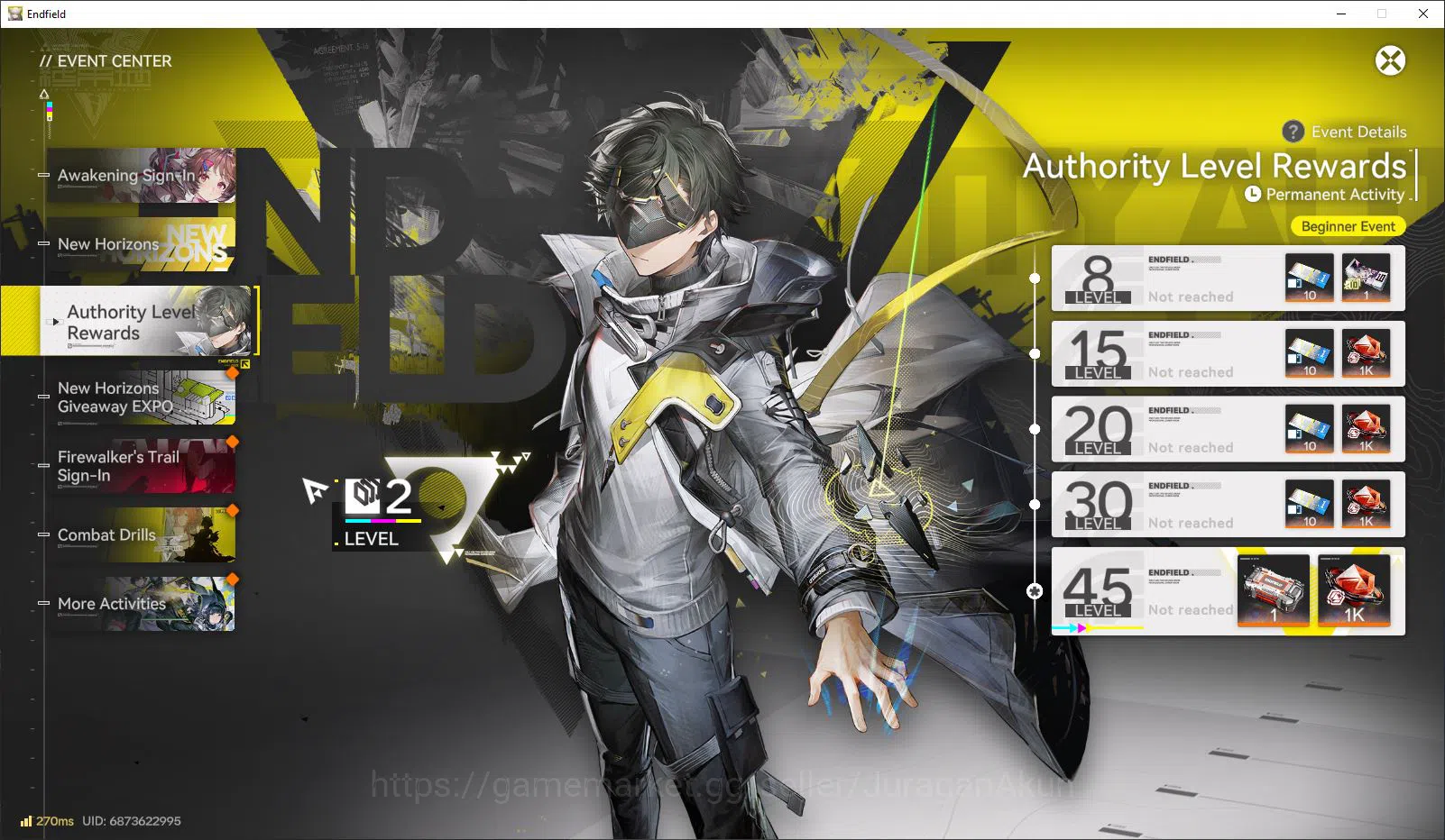 Arknights: Endfield Accounts NA/EU LVL 2 |Fresh Starter Laevatain +  5 SR Character + 1 Weapon B6|Male MC|Log Gryplink|Take 4