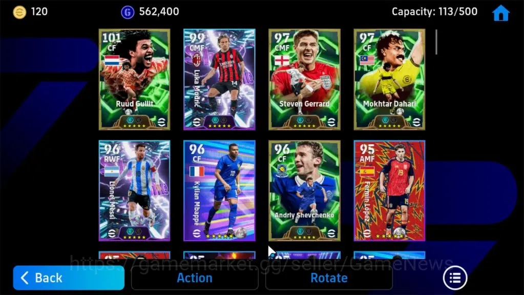 eFootball Accounts Legends & Iconic Players Android|Epic Ruud Gullit,Mokhtar Dahari,Steven Gerrard,Andriy 4
