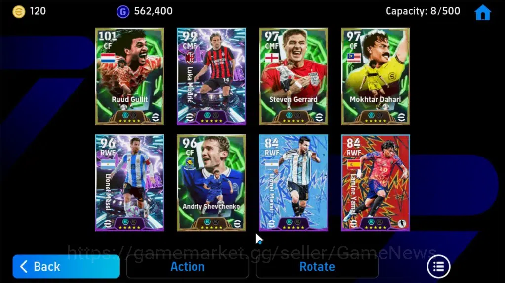 eFootball Accounts Legends & Iconic Players Android|Epic Ruud Gullit,Mokhtar Dahari,Steven Gerrard,Andriy 7