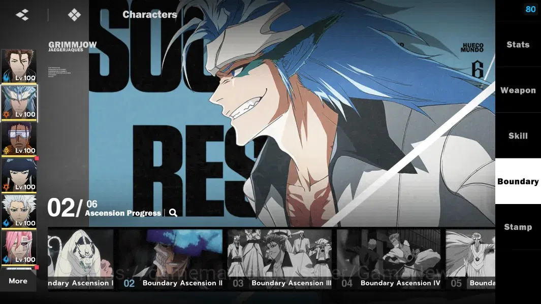 BLEACH: Soul Resonance Accounts NuverseSEA|LV 79|15 SSR[AizenB6,GrimmB2,ToshiroB1, image 10