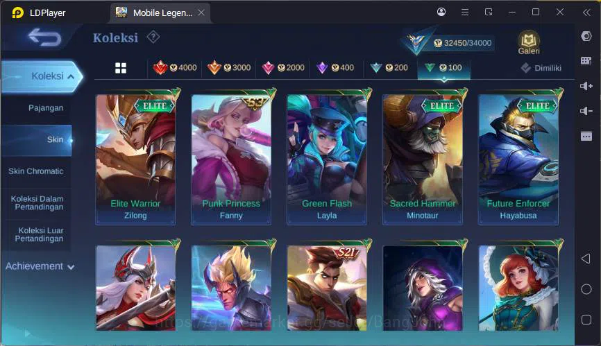 Mobile Legends: Bang Bang Accounts GLOBAL|Hero 100|Skin 162|Kof Karina,TRF Roger,Ligh image 10