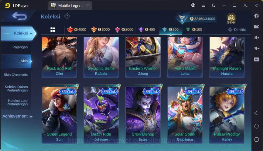Mobile Legends: Bang Bang Accounts GLOBAL|Hero 100|Skin 162|Kof Karina,TRF Roger,Ligh image 16