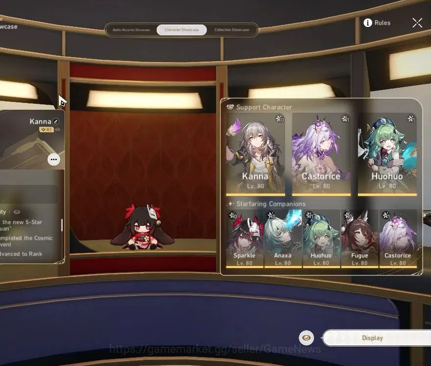 Honkai Star Rail Accounts Asia|TL 70|11 Limited|[Castorice E1,Fugue,Huohuo E image 2