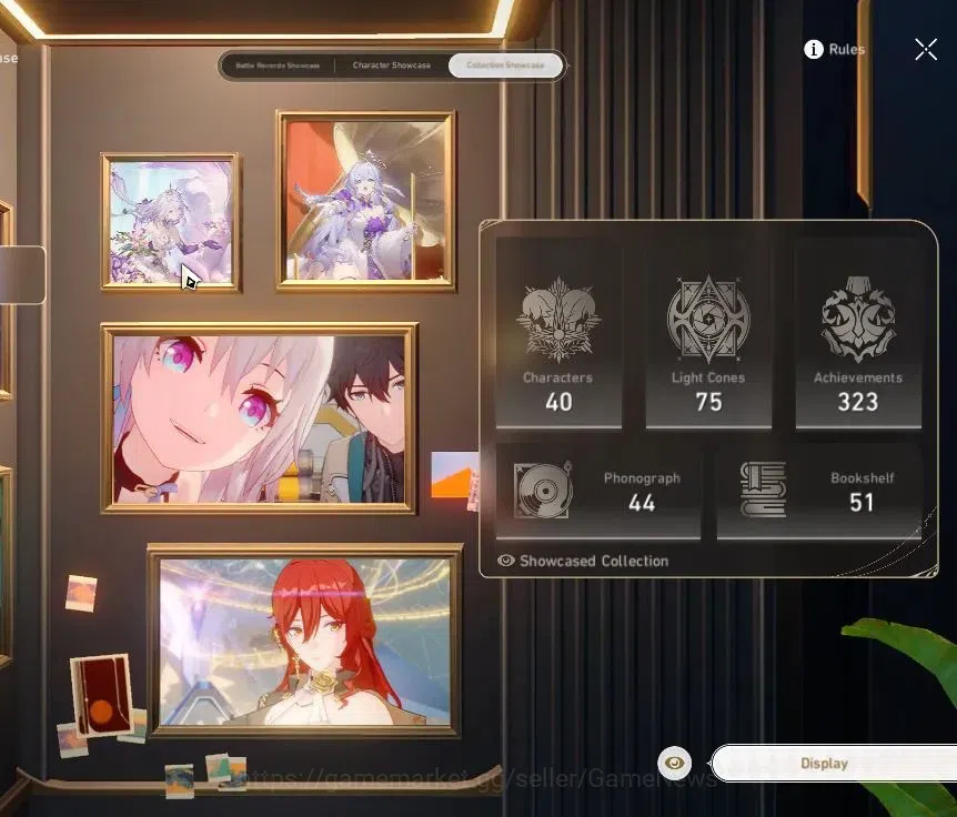 Honkai Star Rail Accounts Asia|TL 70|11 Limited|[Castorice E1,Fugue,Huohuo E image 3