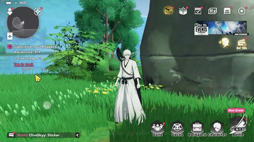 BLEACH: Soul Resonance Accounts NuverseSEA|LV 24|5 SSR [Ichigo Inner Hollow+Stamp, image 2