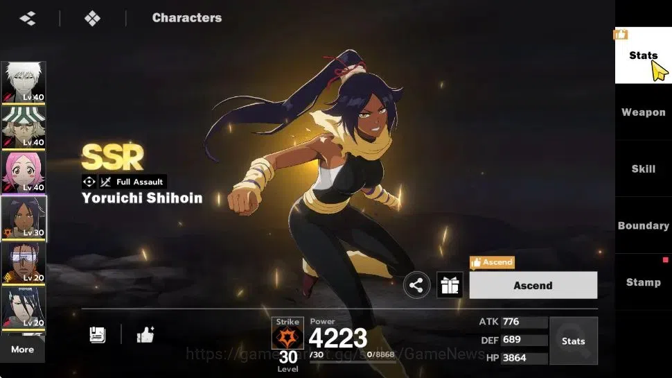 BLEACH: Soul Resonance Accounts NuverseSEA|LV 24|5 SSR [Ichigo Inner Hollow+Stamp, image 6