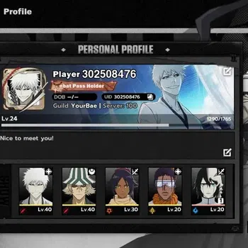 BLEACH: Soul Resonance Accounts NuverseSEA|LV 24|5 SSR [Ichigo Inner Hollow+Stamp, image 1