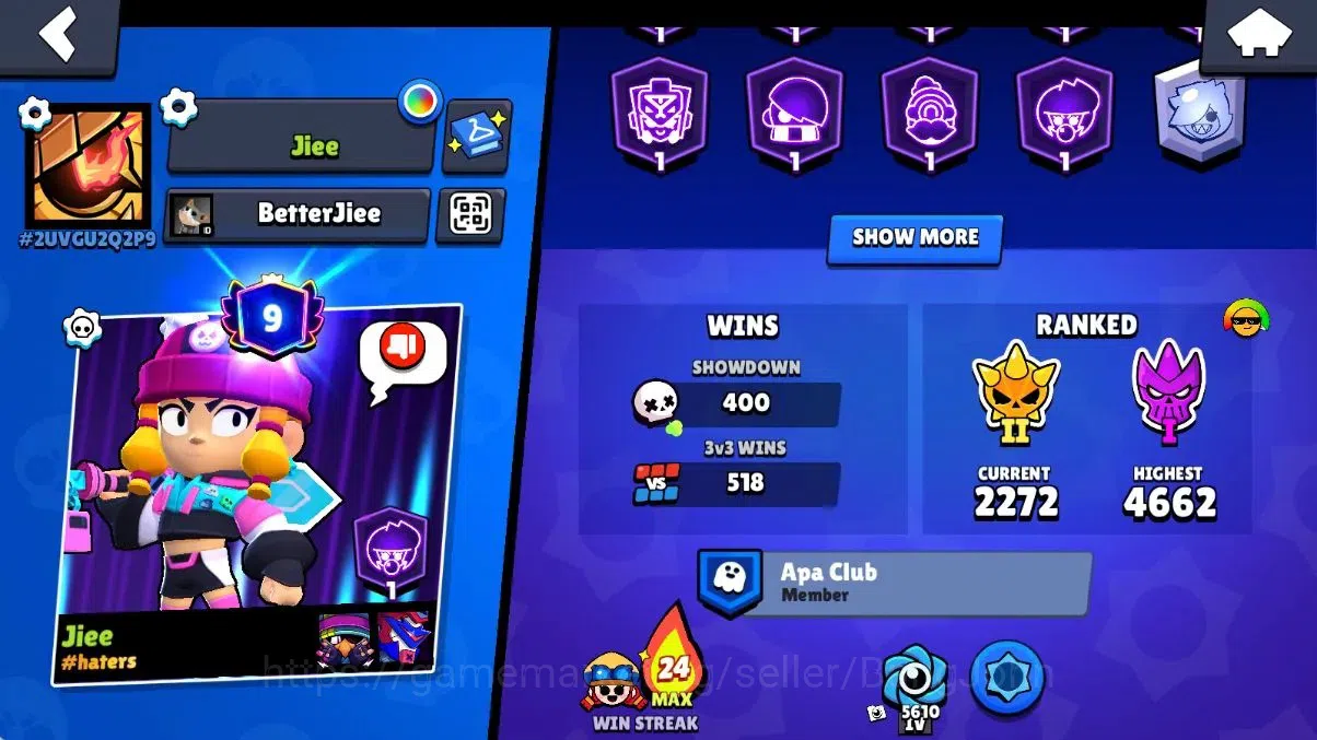 Brawl Stars Accounts Android | 13104 Thropy|53 Brawler|10 Max Lv|5 Hype image 3