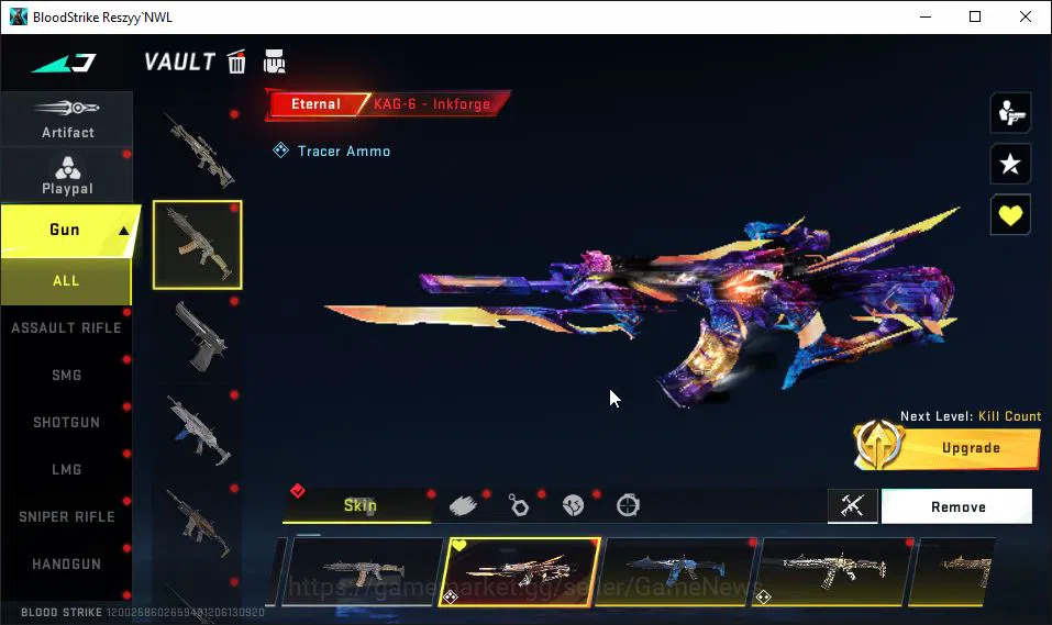 Blood Strike Accounts ASIA|EVO UMP45-Forsaken Lv5|9 ETERNAL|3 Collab BLE image 16