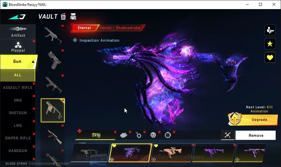 Blood Strike Accounts ASIA|EVO UMP45-Forsaken Lv5|9 ETERNAL|3 Collab BLE image 17