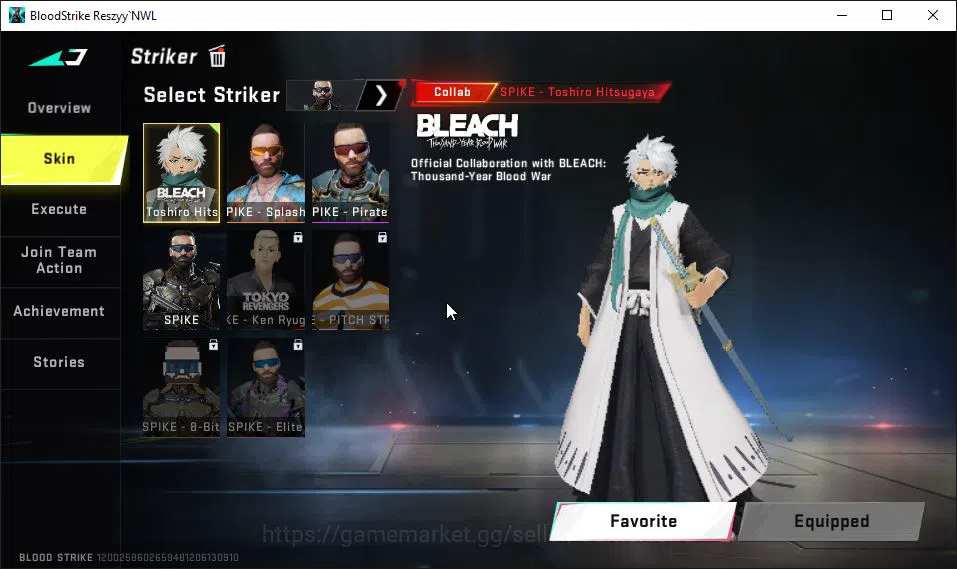 Blood Strike Accounts ASIA|EVO UMP45-Forsaken Lv5|9 ETERNAL|3 Collab BLE image 5