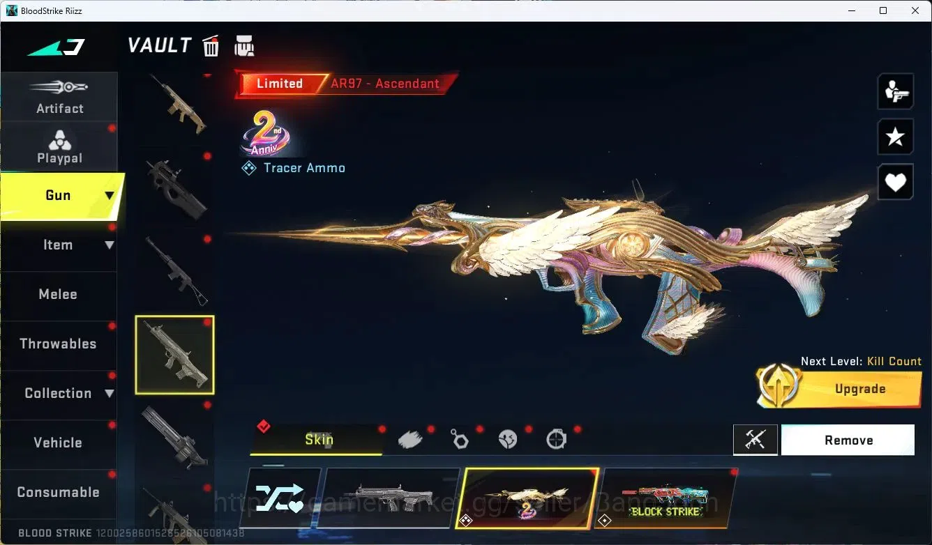 Blood Strike Accounts ASIA |ETERNAL=KRAKEN|ULTRA SCYTHE|LIMITED=AR97,|UL image 15
