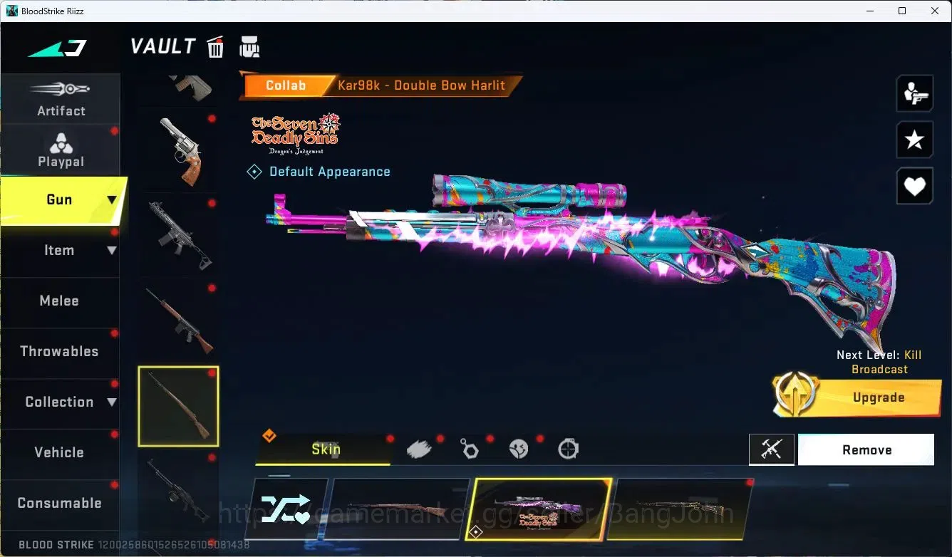 Blood Strike Accounts ASIA |ETERNAL=KRAKEN|ULTRA SCYTHE|LIMITED=AR97,|UL image 17