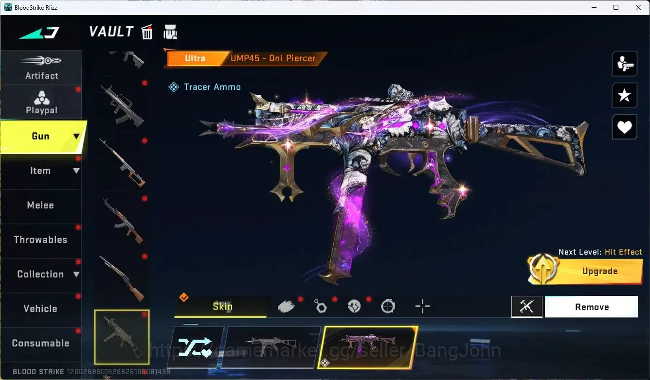 Blood Strike Accounts ASIA |ETERNAL=KRAKEN|ULTRA SCYTHE|LIMITED=AR97,|UL image 19