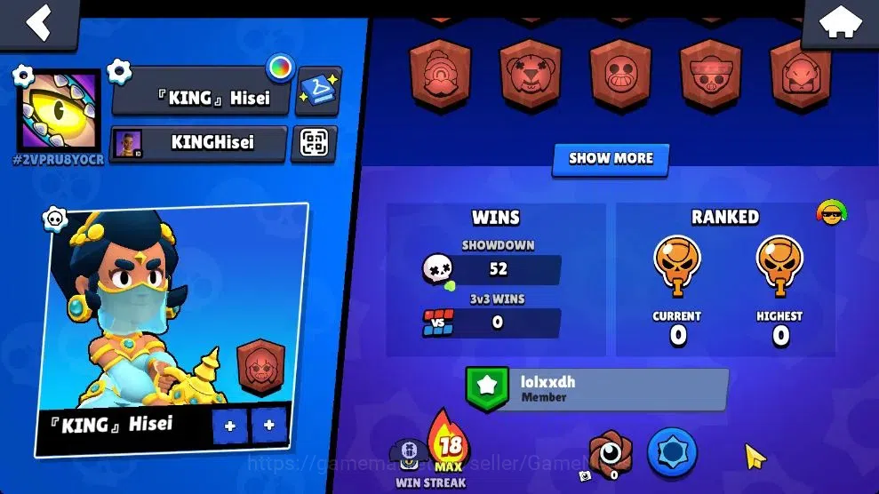 Brawl Stars Accounts 1011 Trophy|16 Brawlers 2 Max Lv [Edgar,Darryl,She image 3