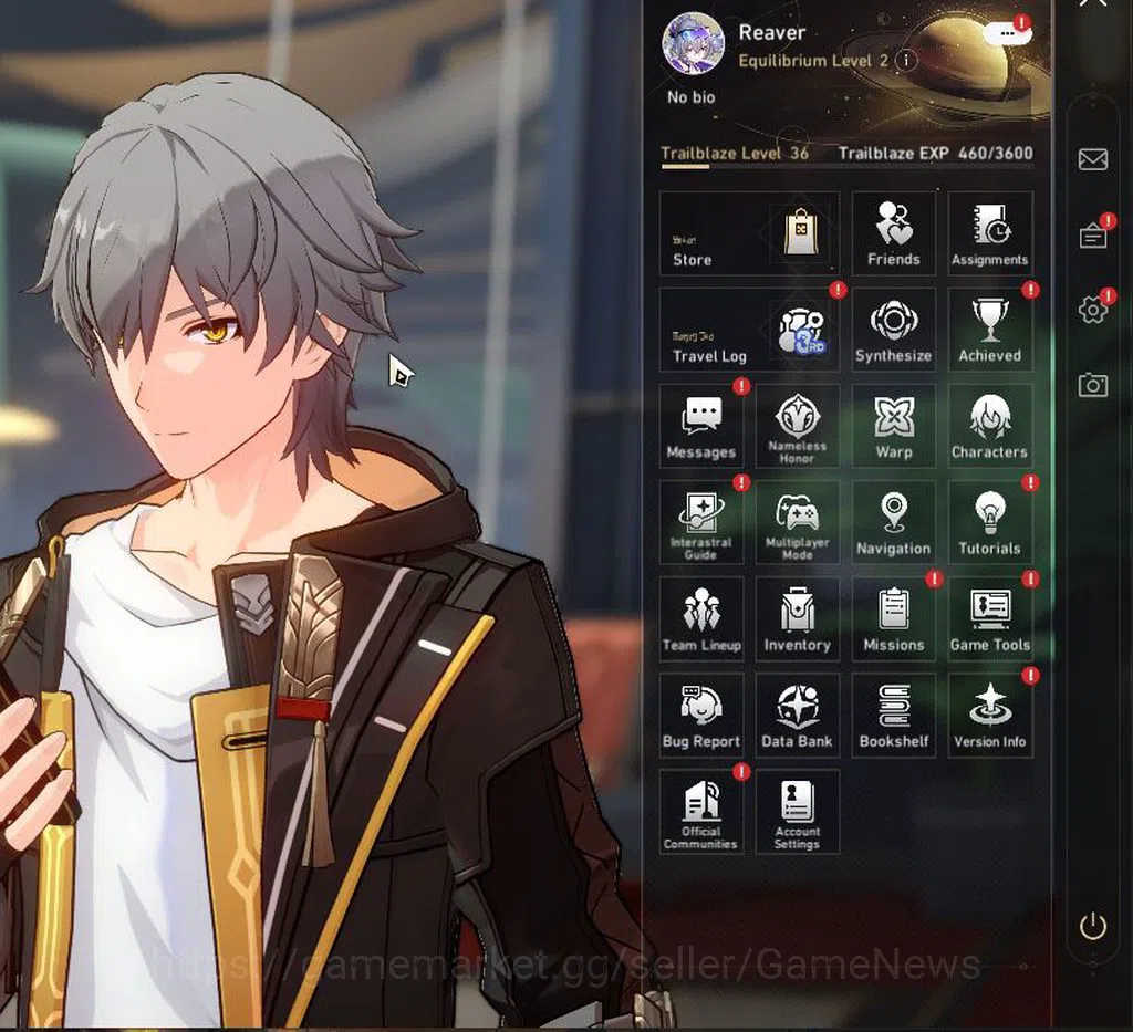 Honkai Star Rail Accounts ASIA|TL 36|5 Limited|Silver Wolf 999+Sign,Sparkle, image 1