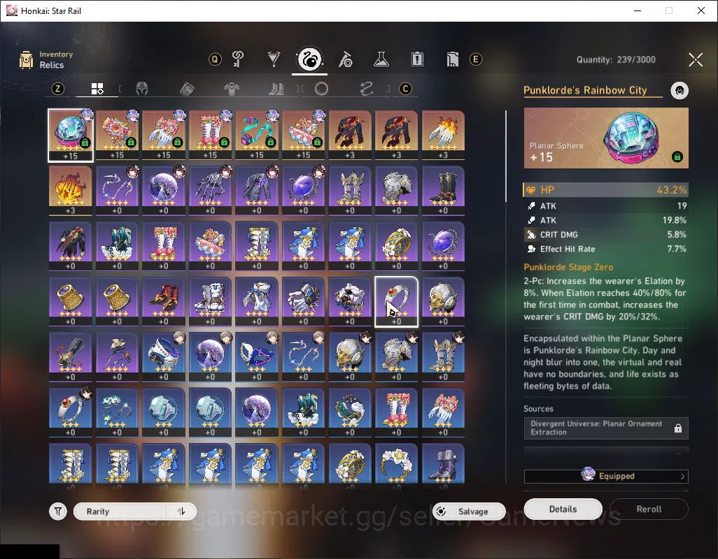 Honkai Star Rail Accounts ASIA|TL 36|5 Limited|Silver Wolf 999+Sign,Sparkle, image 7