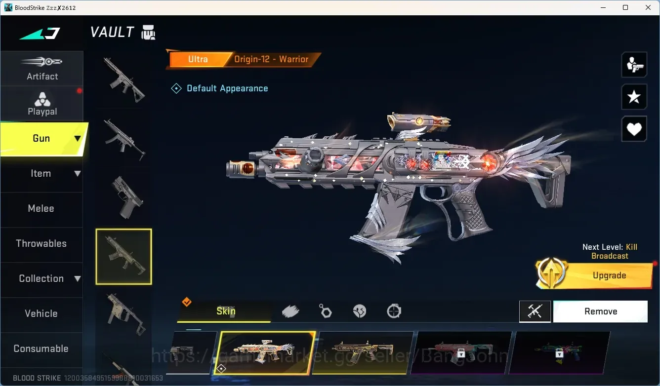 Blood Strike Accounts Collab Skin ASIA | EVA Gun: MCX-EVA-00|EVA Striker: KATYA-EVA-02|8 Ultra Gun|6 Ultra Striker|3 Limited 1