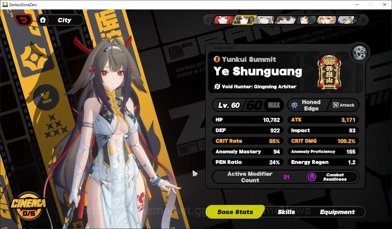Zenless Zone Zero Accounts Starter ASIA|IK 56|S3 Prolog|4,2K PolyCh|8 LMT 13