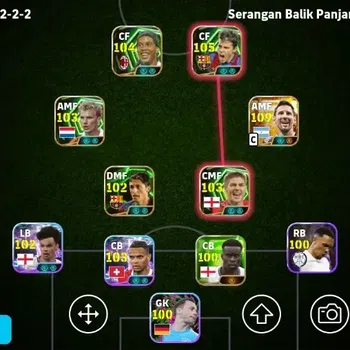 eFootball Accounts Legends & Iconic Players Mobile|PW 3185|New Lionel Messi Big T,Javier Saviola Epic,Ronaldinho Gaucho