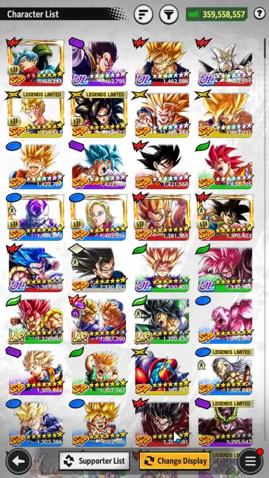 Dragon Ball Legends Accounts Global | Lvl 157|359M Total Power|3 LR|6 UL|LR Bro image 10