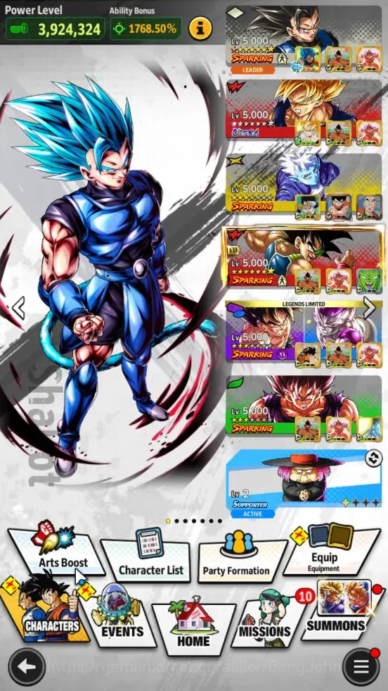 Dragon Ball Legends Accounts Global | Lvl 157|359M Total Power|3 LR|6 UL|LR Bro image 12