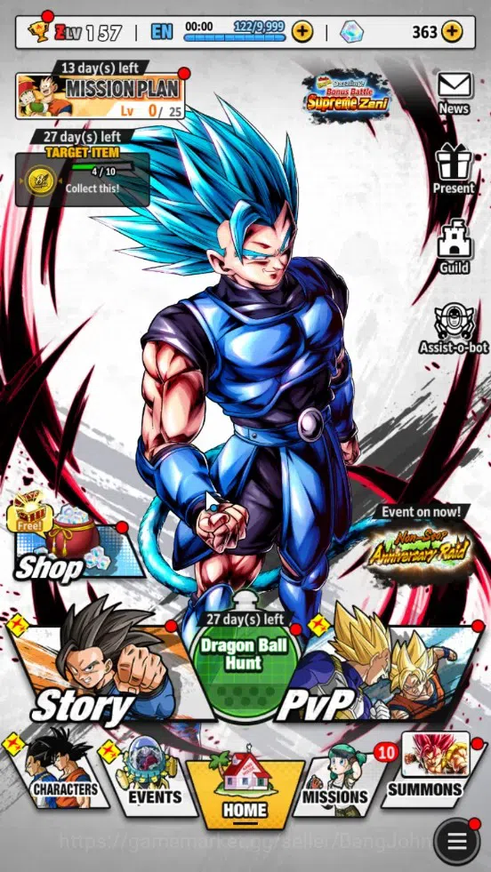 Dragon Ball Legends Accounts Global | Lvl 157|359M Total Power|3 LR|6 UL|LR Bro image 13