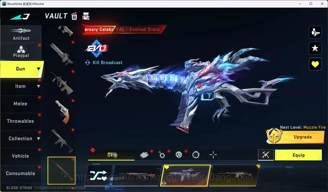 Blood Strike Accounts ASIA | 1 EVO: FAL-Evolved Draco | 2 Eternal |7 Col image 13