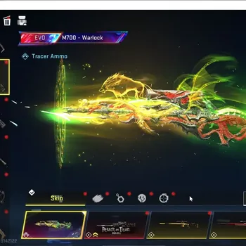 Blood Strike Accounts Collab Skin Asia|EVO M700-WarLock Lv3+Eternal VAL-Cleopatra,Alondra,Katya,Volt,Zero,M700,AUG,Etc|4