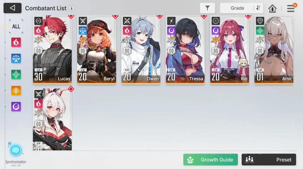 Chaos Zero Nightmare Accounts Global Lv50|9 SSR+1 1