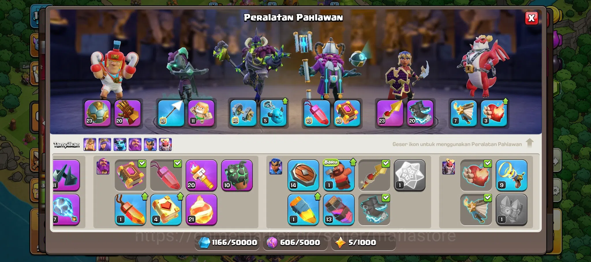 Clash of Clans Accounts TH14 Max AQ L90 & GW L65, RC L34, Clan Capital PEK image 16