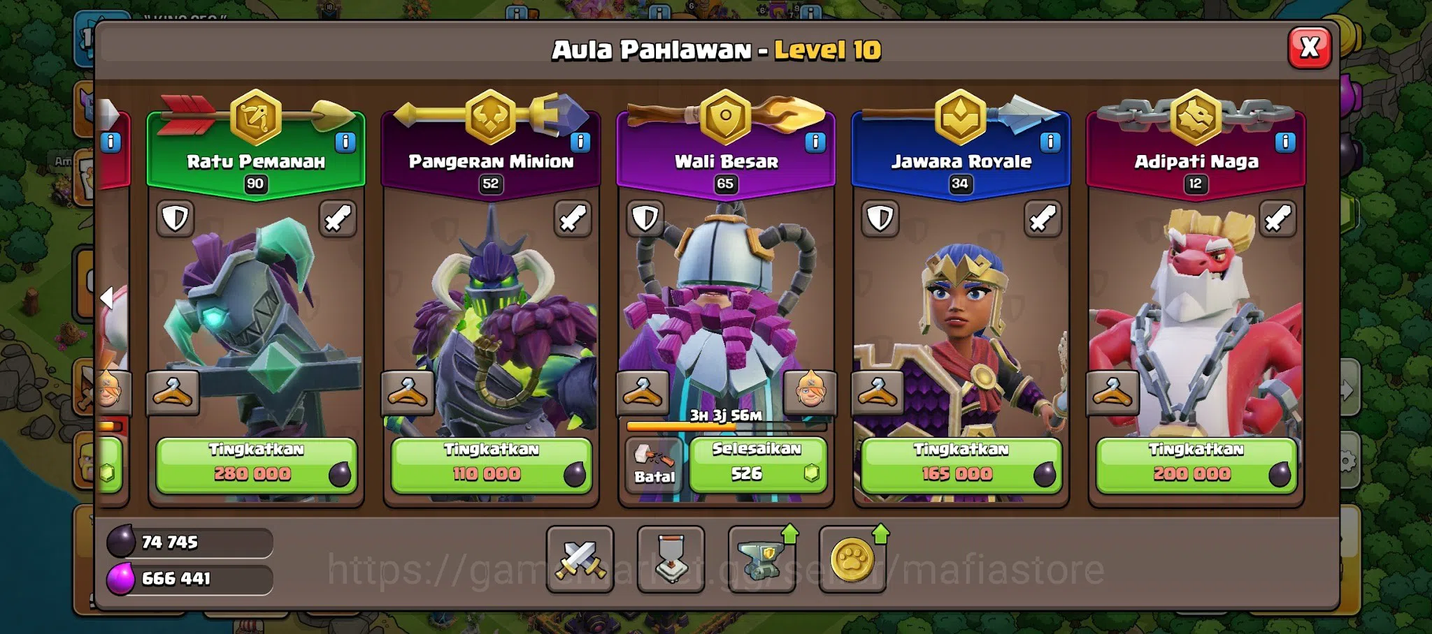 Clash of Clans Accounts TH14 Max AQ L90 & GW L65, RC L34, Clan Capital PEK image 8