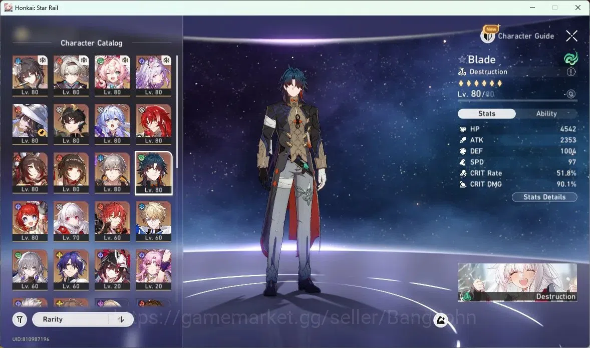 Honkai Star Rail Accounts ASIA | TL 70 | Castorice, Hyacine, Blade, Robin, D image 12