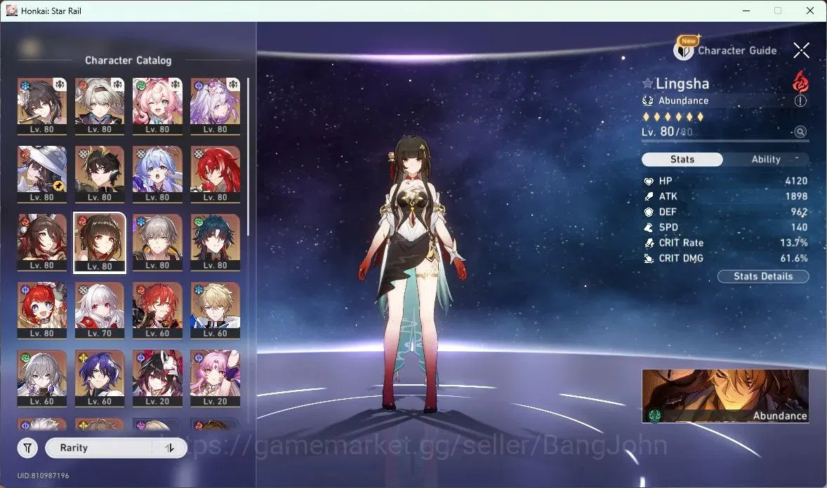 Honkai Star Rail Accounts ASIA | TL 70 | Castorice, Hyacine, Blade, Robin, D image 13