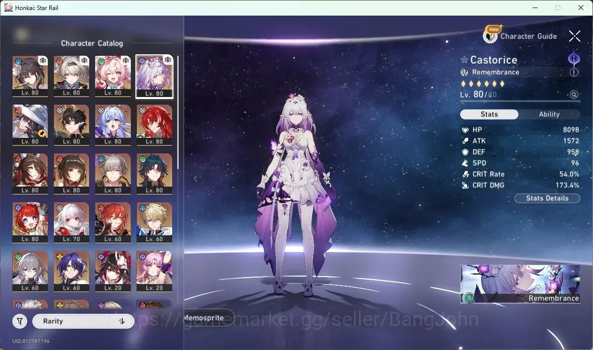 Honkai Star Rail Accounts ASIA | TL 70 | Castorice, Hyacine, Blade, Robin, D image 19