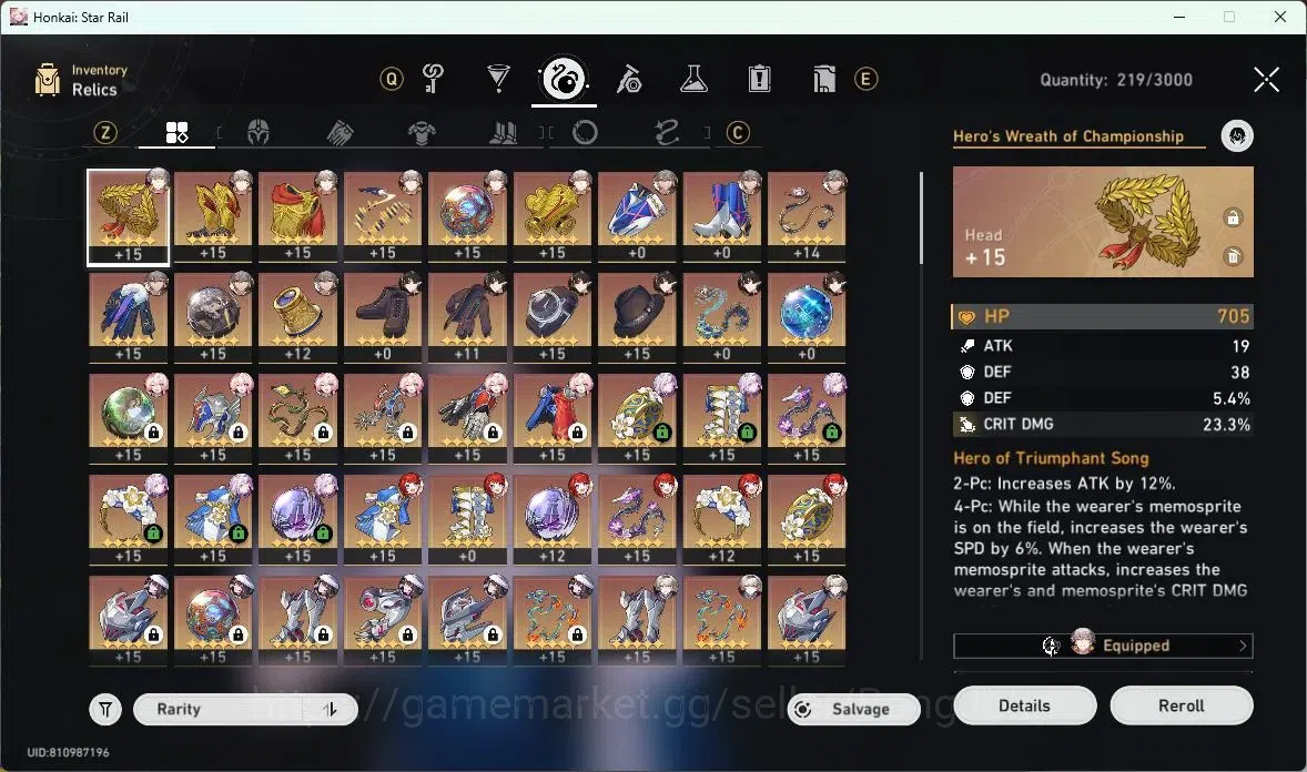 Honkai Star Rail Accounts ASIA | TL 70 | Castorice, Hyacine, Blade, Robin, D image 6