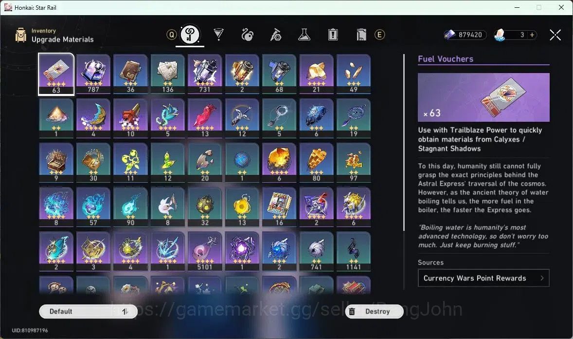 Honkai Star Rail Accounts ASIA | TL 70 | Castorice, Hyacine, Blade, Robin, D image 8
