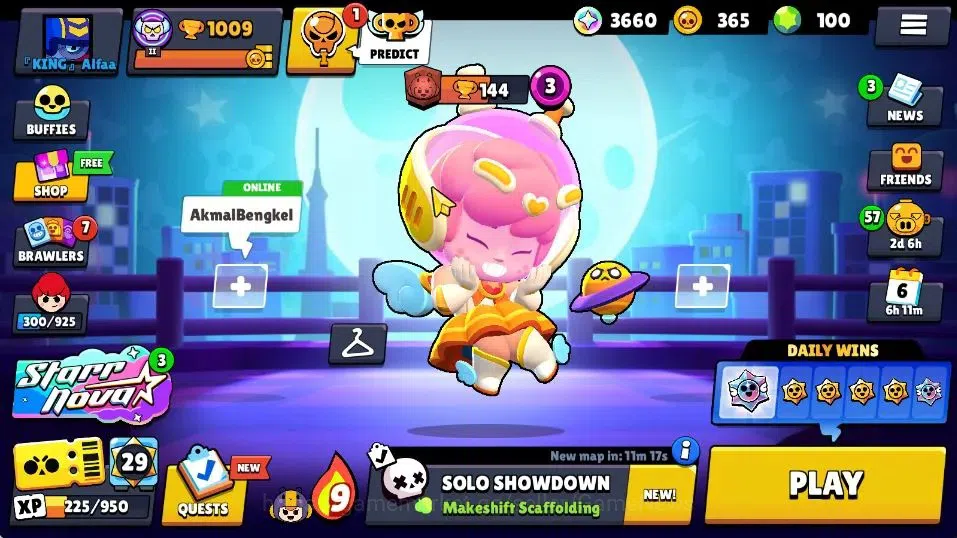 Brawl Stars Accounts 1009 Trophy, 15 Brawlers, 2 Max Lvl. Has 2 Epic Sk image 1