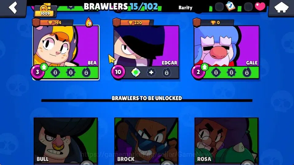 Brawl Stars Accounts 1009 Trophy, 15 Brawlers, 2 Max Lvl. Has 2 Epic Sk image 10