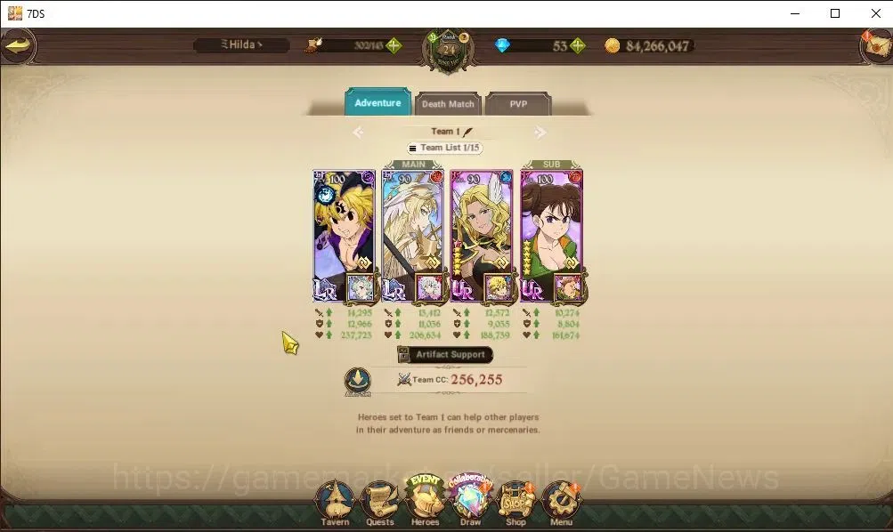 The Seven Deadly Sins: Grand Cross Accounts Endgame Global|3,2M CC|2 LR+6 UR+Collab 11