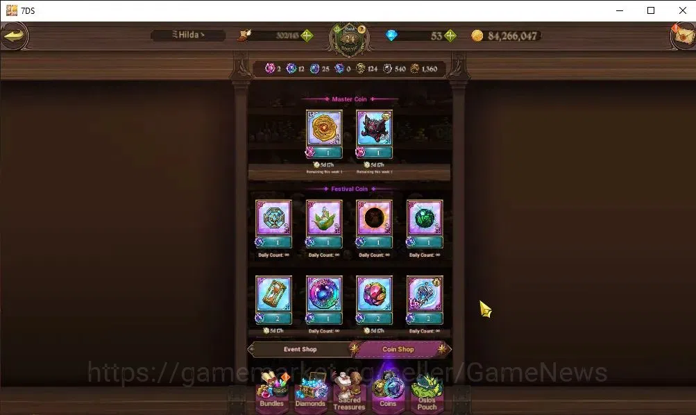 The Seven Deadly Sins: Grand Cross Accounts Endgame Global|3,2M CC|2 LR+6 UR+Collab 15
