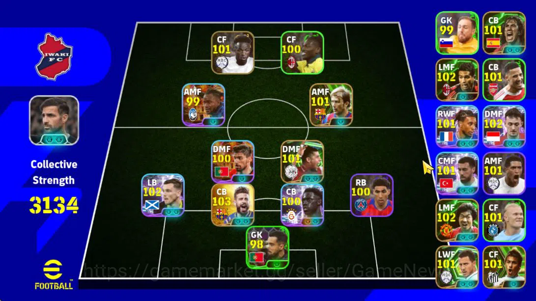 Mobile|Aerial Fort(Gerard Pique),Edged Crossing(Park Ji-Sung,Andrew Robertson),Fortress(Ivar Jenner),Etc|TakeEmail(EF1531) eFootball Mid-Tier Mobile|Aerial Fort(Gerard Pique),Edged Crossing(Pa image 1