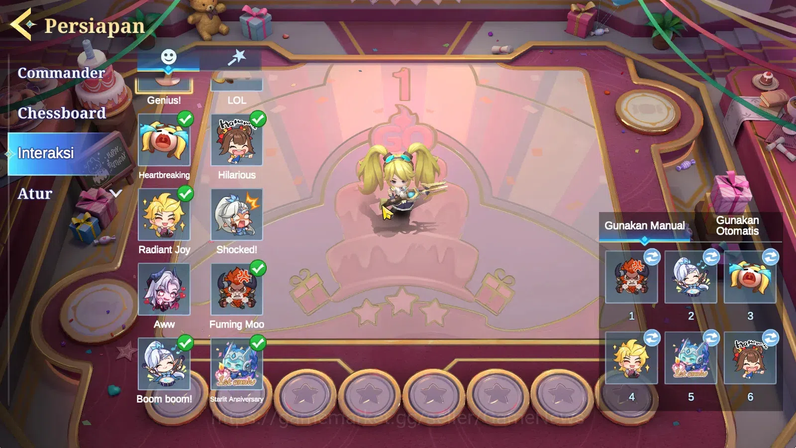 Magic Chess: Go Go Accounts High Mythic 32| 36 Commander 9 Max|19 Skin 4 Special,12 Elite,3 Painted|4 Chessboard 3 Special,1 16