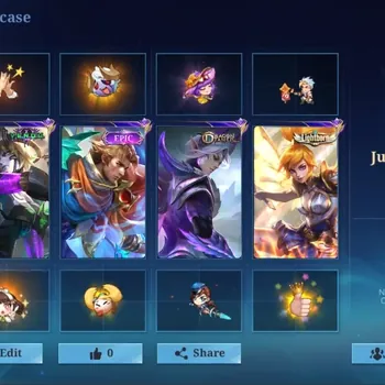 Mobile Legends: Bang Bang Accounts Others Global|29 Skin|Junior|DragonTamer Ling,VENOM Dyrroth,Lightborn Fanny,Epic Nolan