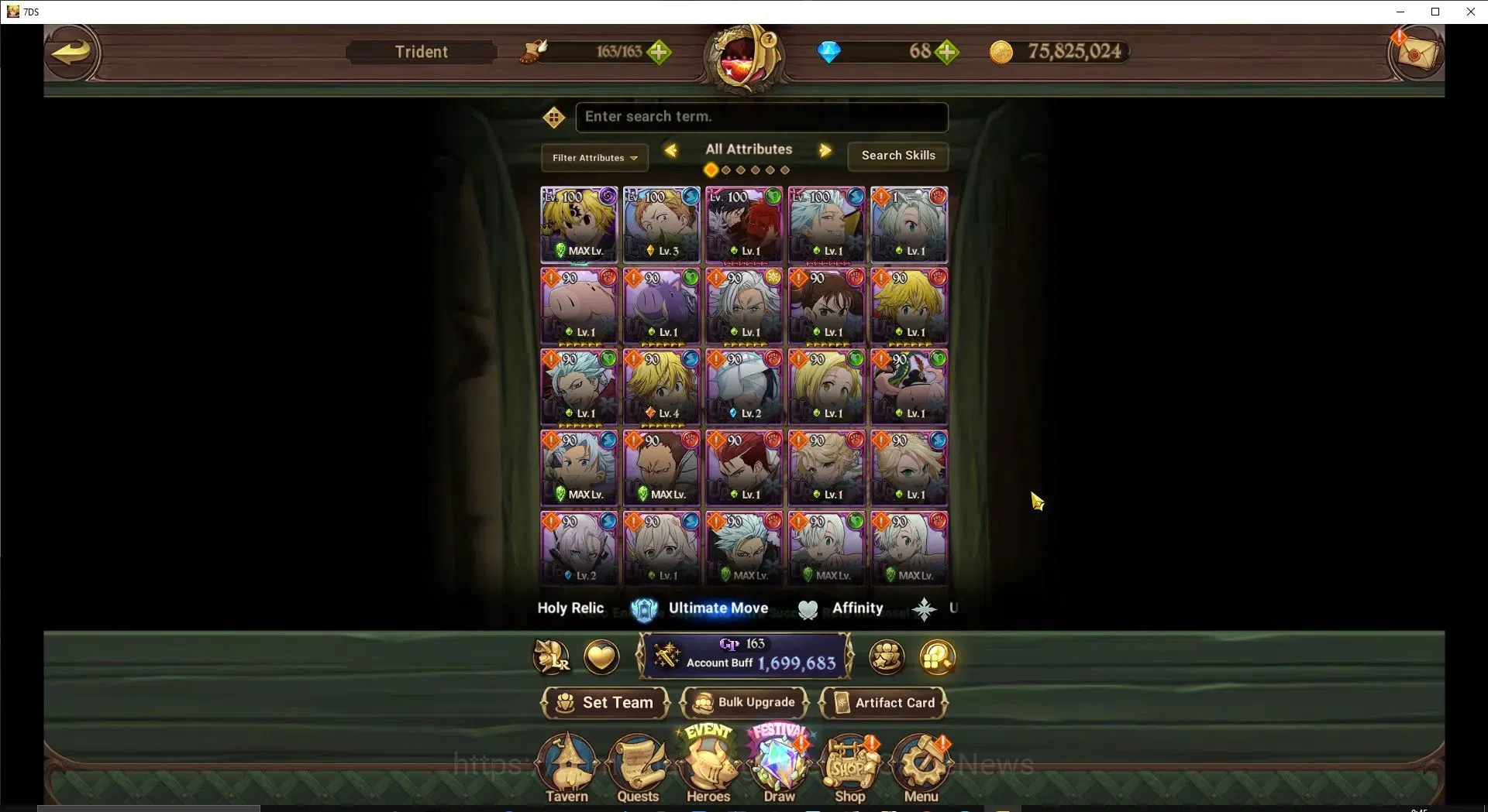 The Seven Deadly Sins: Grand Cross Accounts Global|1,6M CC|130 LS|1 UR Select|3 LR+4 UR|NMeli6 image 5