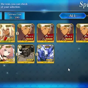 Fate-Grand Order Accounts NA Starter Fuyuki Lv 1|1 SSR Servant Kazuradrop | 1 Saint Quartz, 42 Golden Apple |Birthday