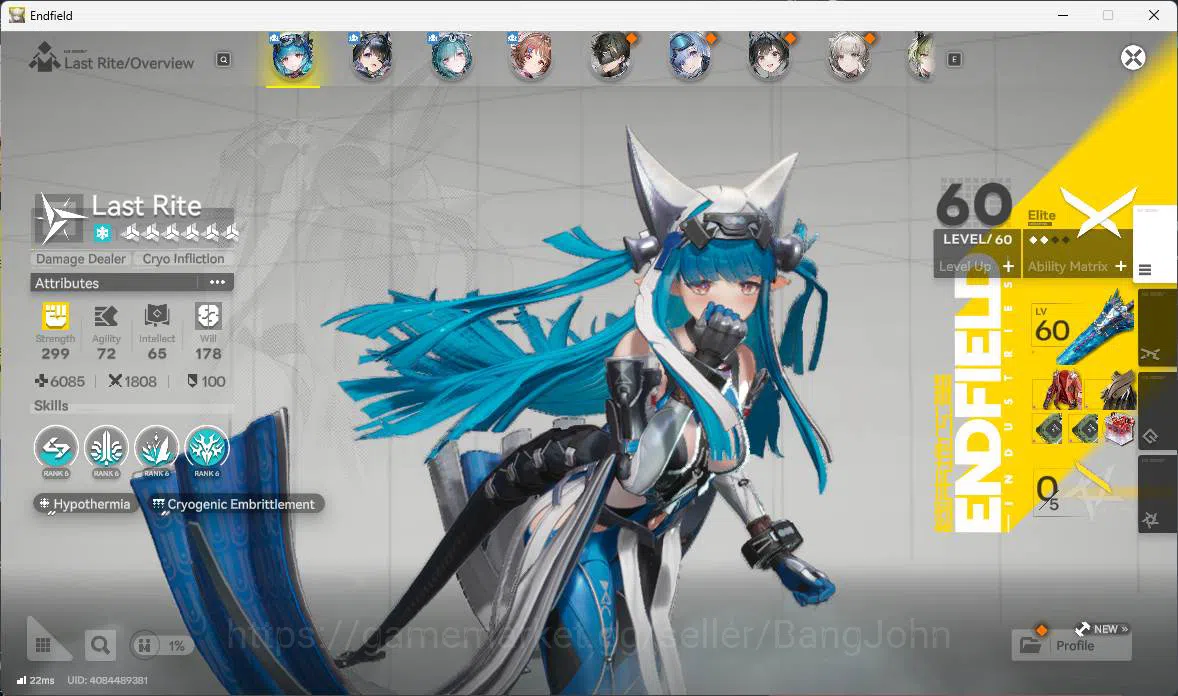 Arknights: Endfield Accounts ASIA | LVL 47, Lasrite sign, Tangtang, Ardelia p1, image 3