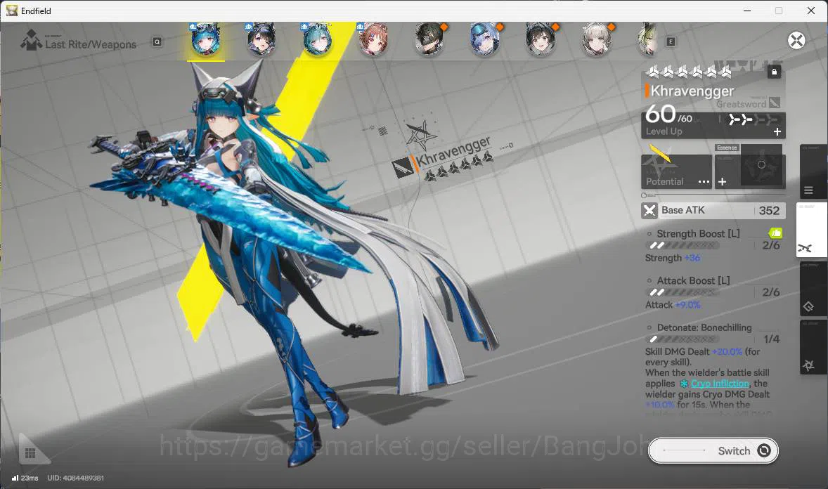 Arknights: Endfield Accounts ASIA | LVL 47, Lasrite sign, Tangtang, Ardelia p1, image 4